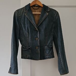 Elie Tahari Indigo Jean Jacket